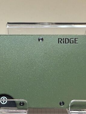 (SOLD EBAY) 2.0 RIDGE WALLET | MATTE OLIVE (NWOT)